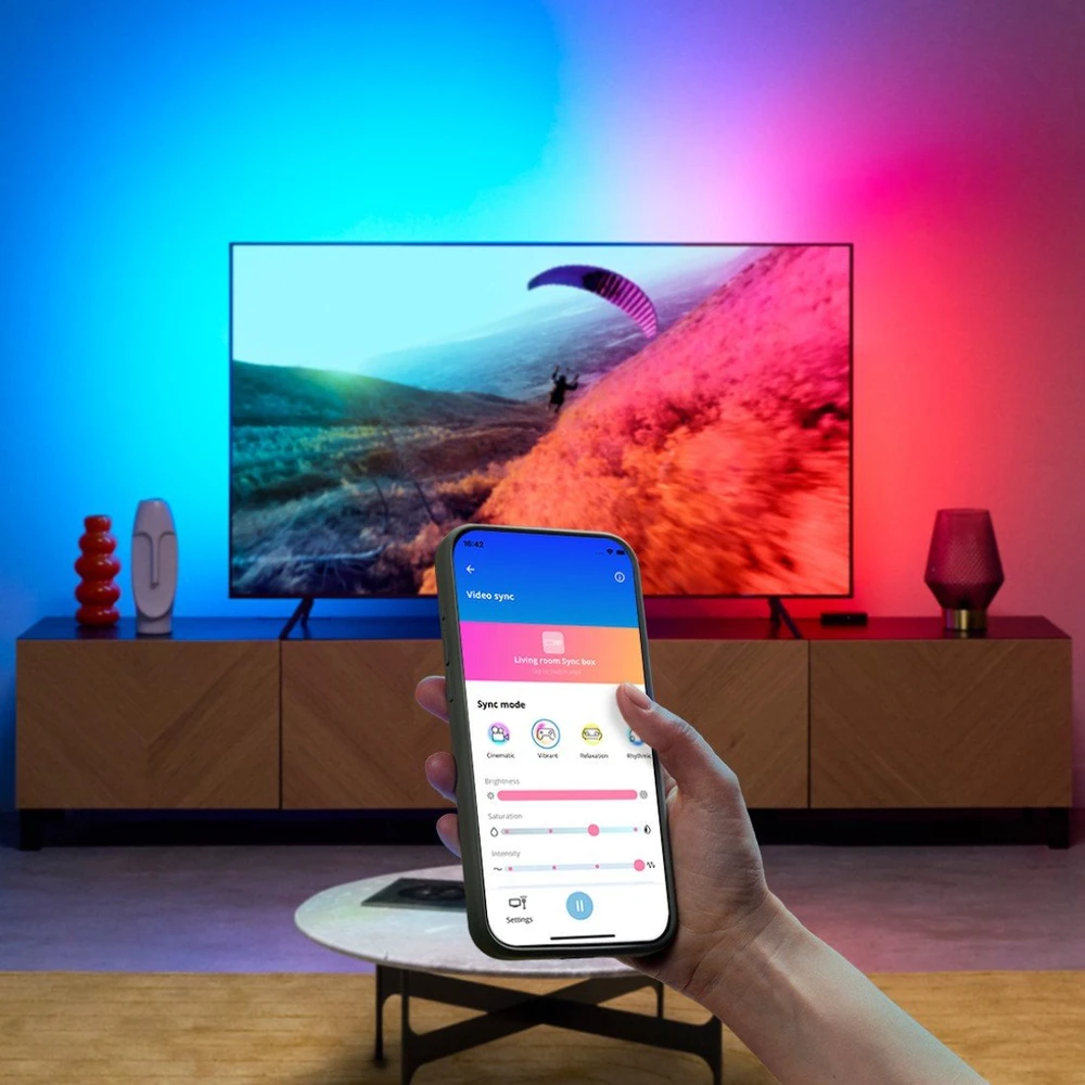 Taśma LED WiZ Sync Box and TV backlight strip, 75''-85''