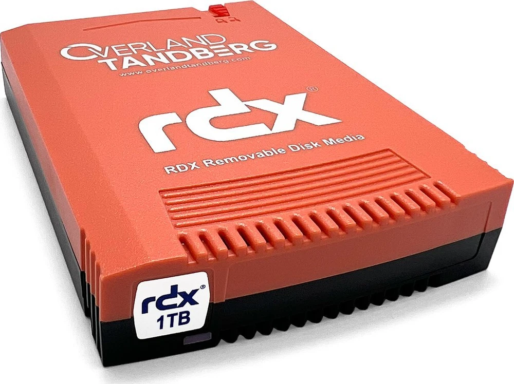 Overland-Tandberg 8877-RDX Atsarginių kopijų saugojimo laikmena RDX kasetė 1 TB