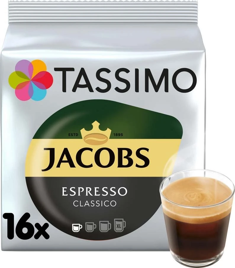 Tassimo kapsulės 16 vnt Jacobs Espresso Classico 118,4g
