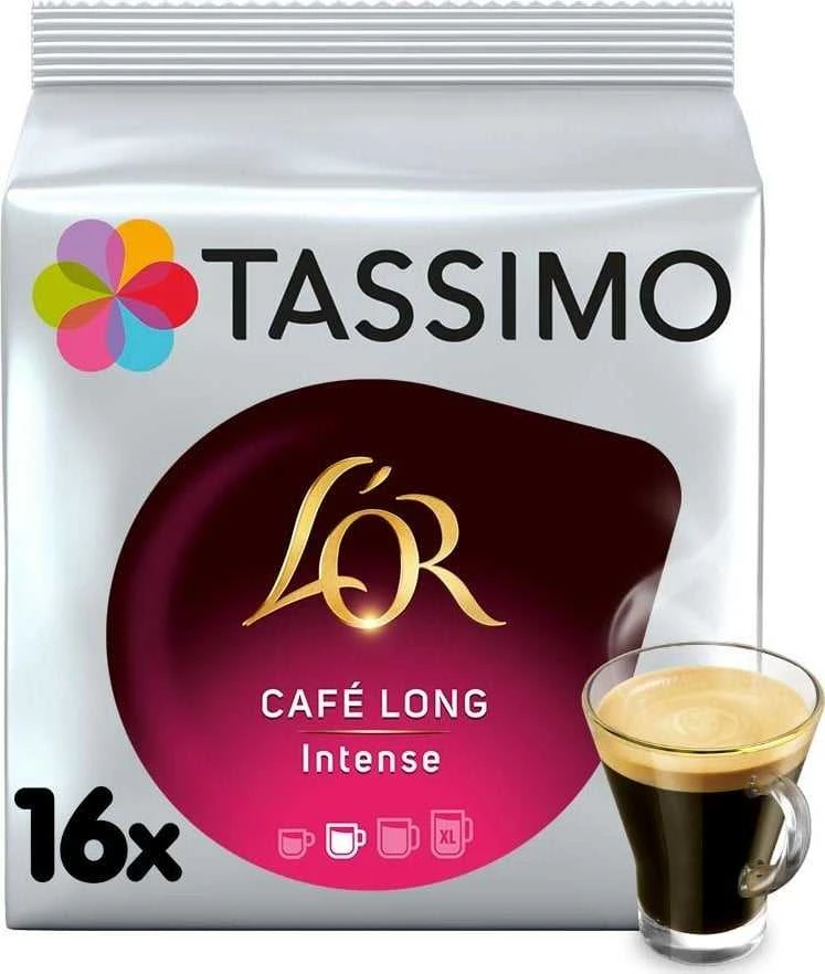 Tassimo kapsulės L'OR Cafe Long Intense 16 vnt.
