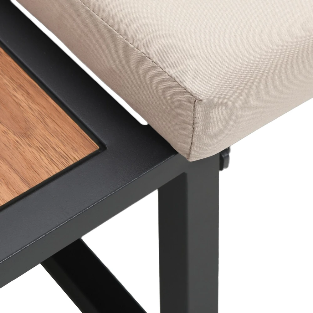 Sodo sofa 2-Vietų skaičius Tortora Plienas
