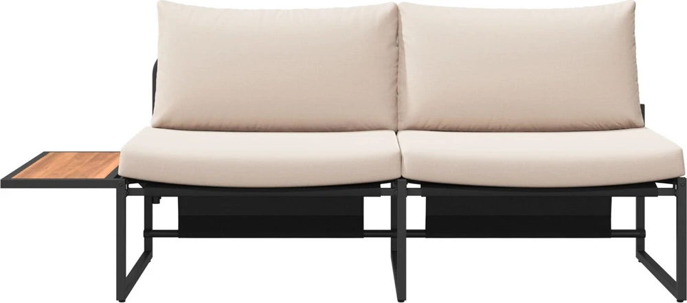 Sodo sofa 2-Vietų skaičius Tortora Plienas