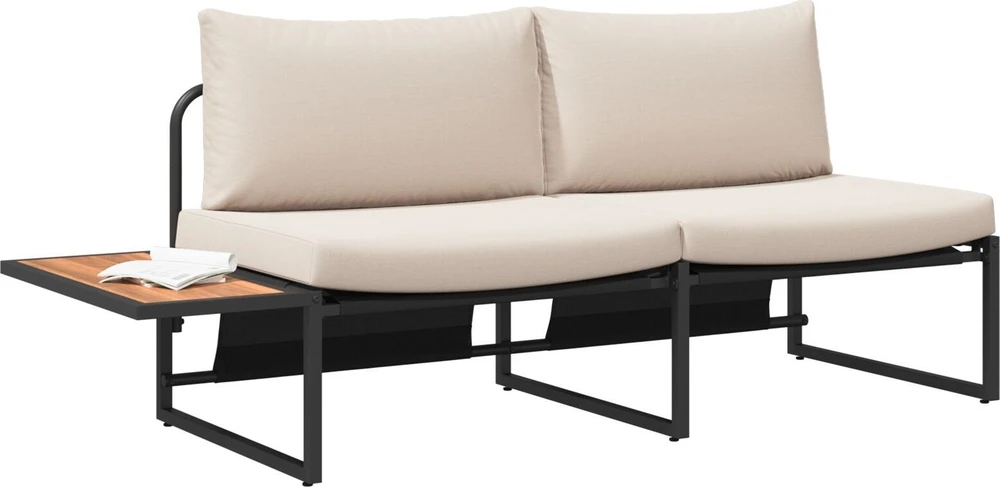 Sodo sofa 2-Vietų skaičius Tortora Plienas