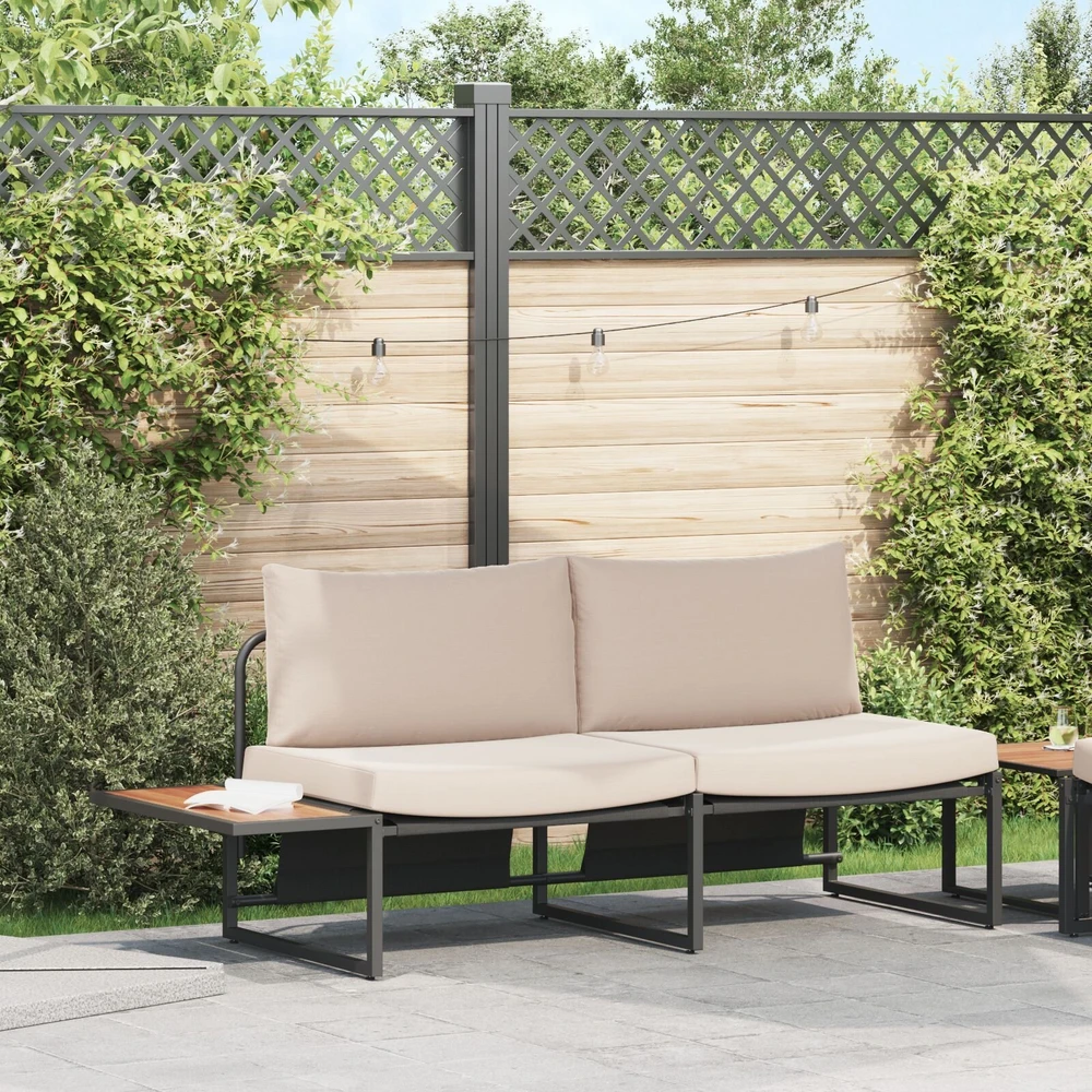 Sodo sofa 2-Vietų skaičius Tortora Plienas