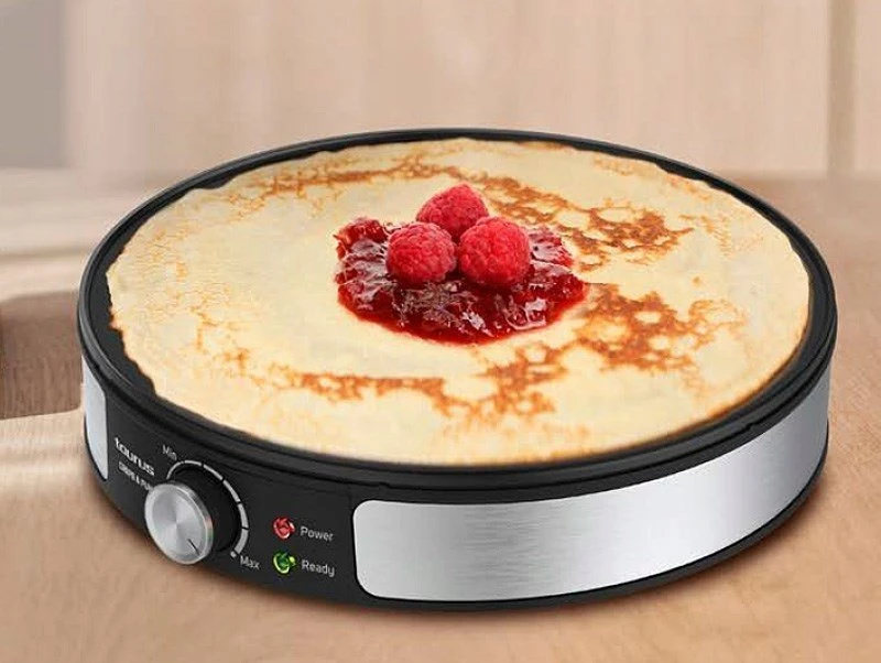 Vaflinė Blynų Keptuvė - Taurus Crepe&Fun 30cm Nerūdijančio Plieno Juoda