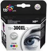 Kasetė rašaliniams spausdintuvams TB Print TBH-300XLCR (CC644EE), 3 spalvos