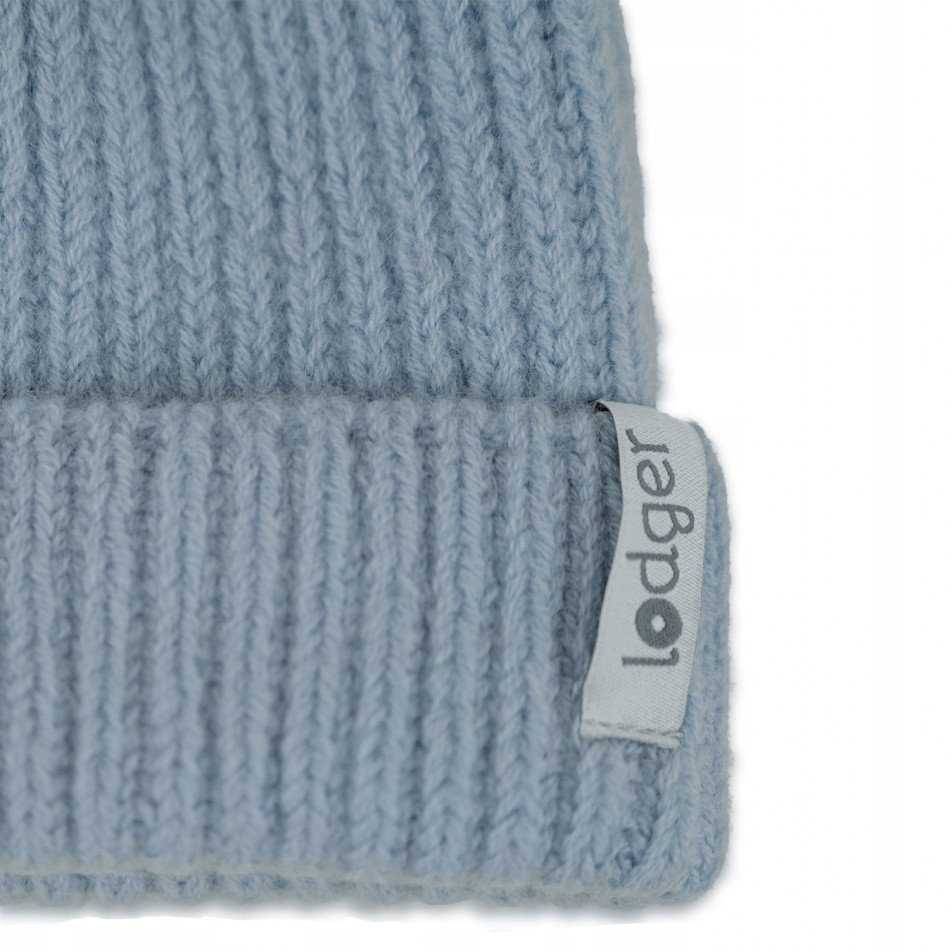 TB Print Lodger Hatter Folklore merino wełna czapka Mėlyna Fogg 6-12m HTM 110_6-12