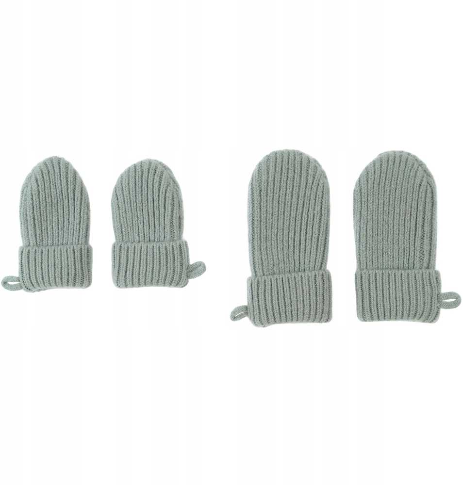 TB Print Lodger Mittens Folklore Merino wełniane rękawiczki Silk 12-24m MTM 109_12-24