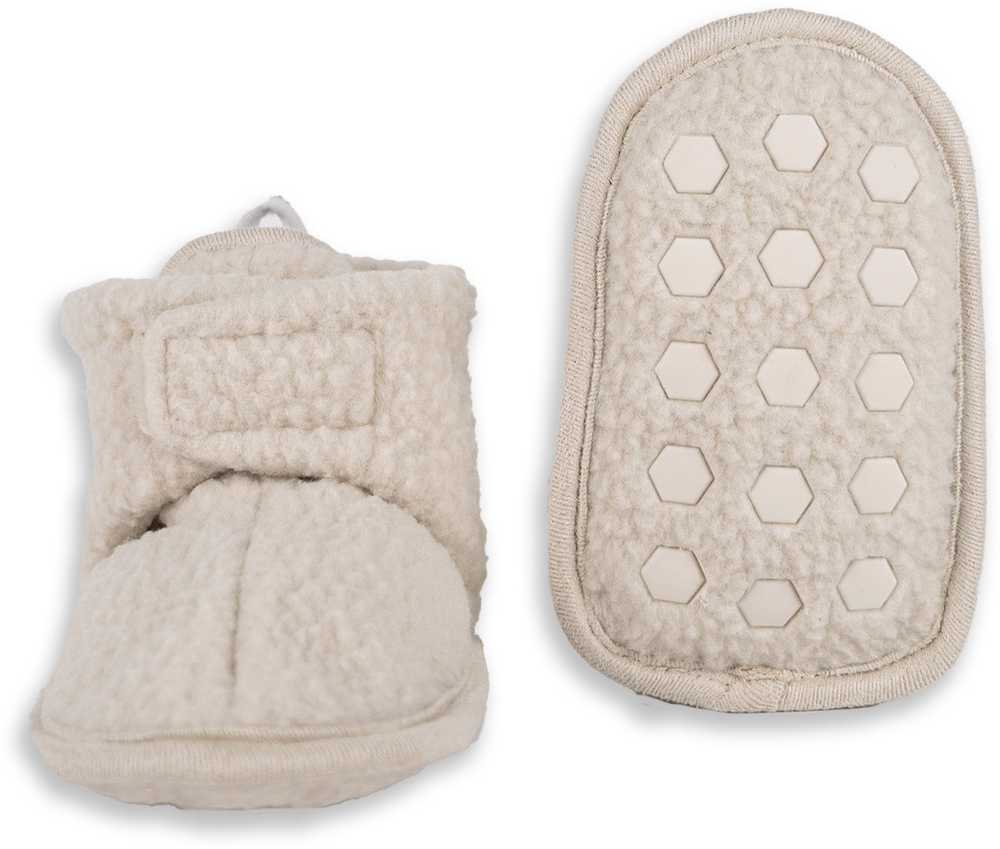 TB Print New! Lodger Slipper Teddy slippers Birch 6-12m SLT 599_6-12