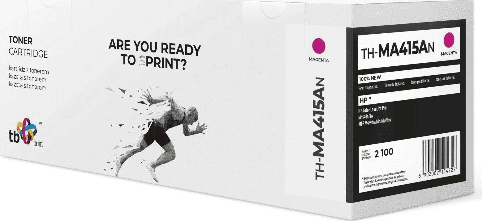 Tb Print Tonerio kasetė, skirta HP Color LJ Pro W2033A TH-MA415AN 100% nauja purpurinė