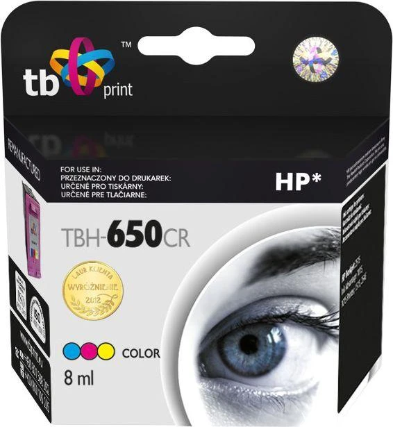 Kasetė rašaliniams spausdintuvams Kasetė rašaliniam spauzdintuvui TB Print TBH-650CR