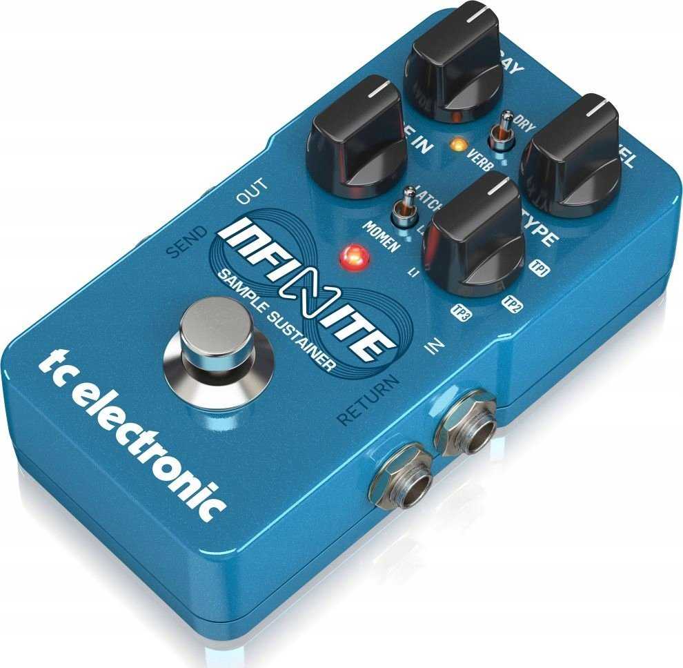 TCC TC Electronic INFINITE SAMPLE SUISTAINER tipo efekto palaikymas