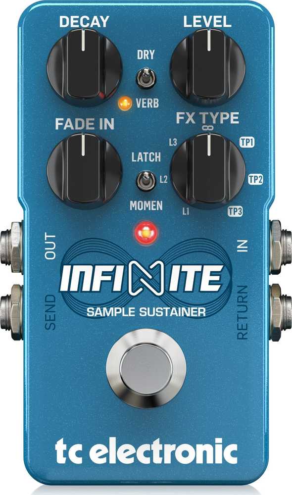 TCC TC Electronic INFINITE SAMPLE SUISTAINER tipo efekto palaikymas