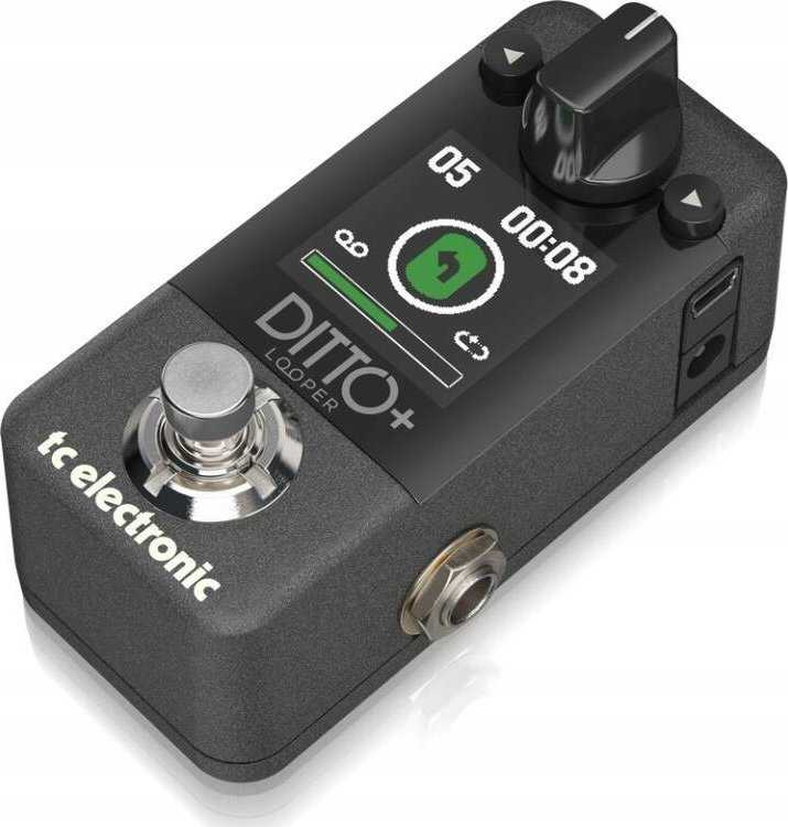 TC Electronic Ditto+ Looper - Efektyvus typu looper