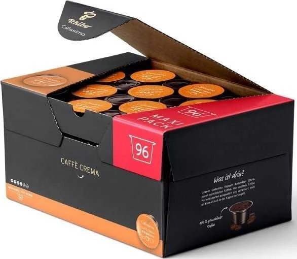 Kavos kapsulės Tchibo Cafissimo sistemoms Tchibo Cafissimo Caffè Crema Rich Aroma,96 vnt.