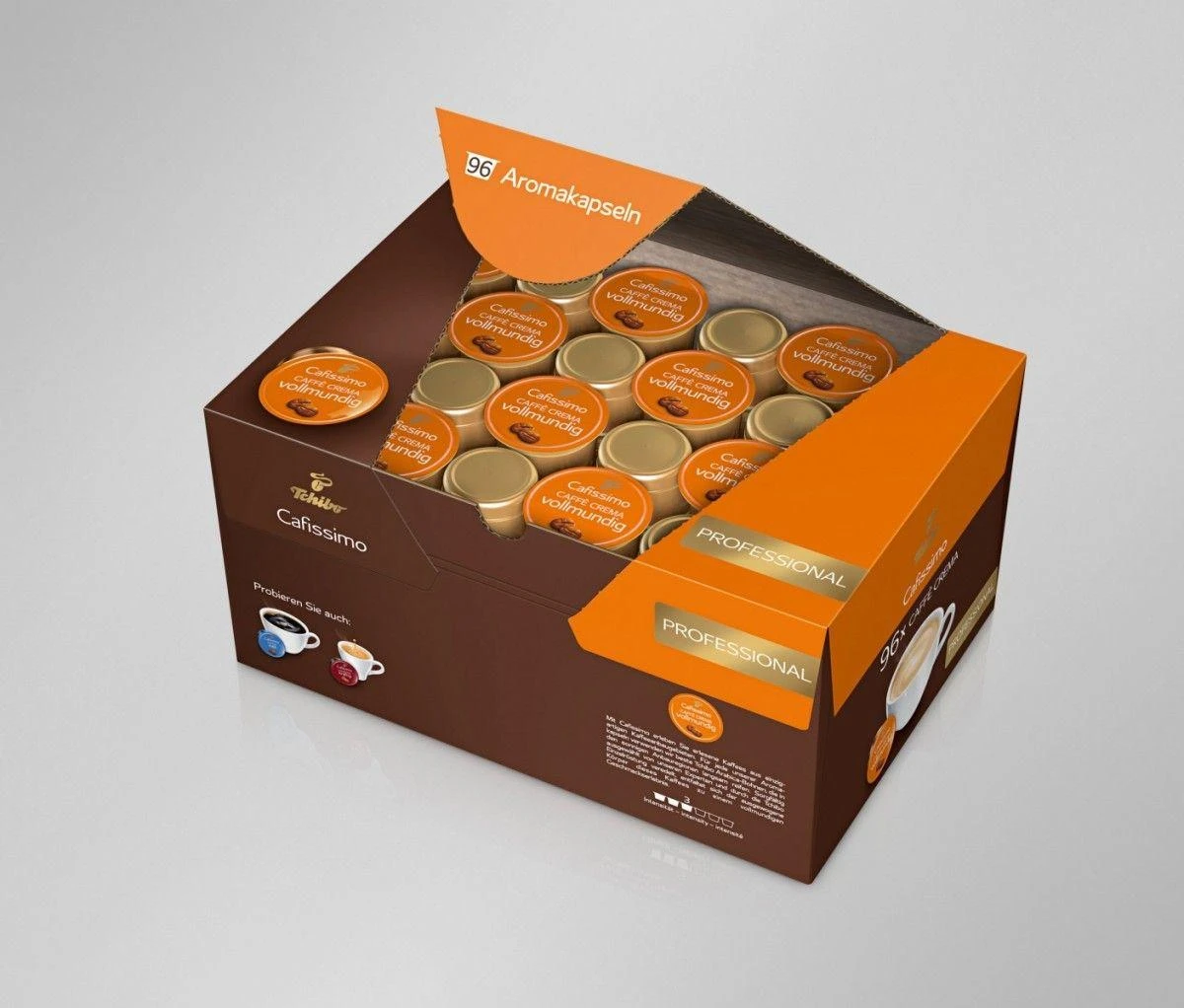 Kavos kapsulės Tchibo Cafissimo sistemoms Tchibo Cafissimo Caffè Crema Rich Aroma,96 vnt.
