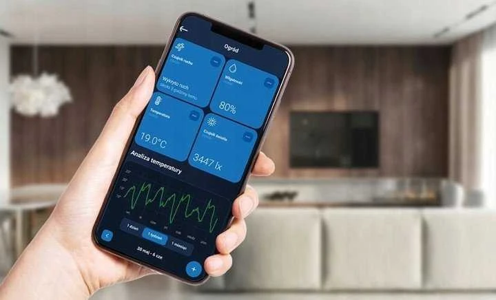 Tchibo Laidinė relė su DIN bėgeliu, mėlyna, PS-10M 230 Tech Controllers