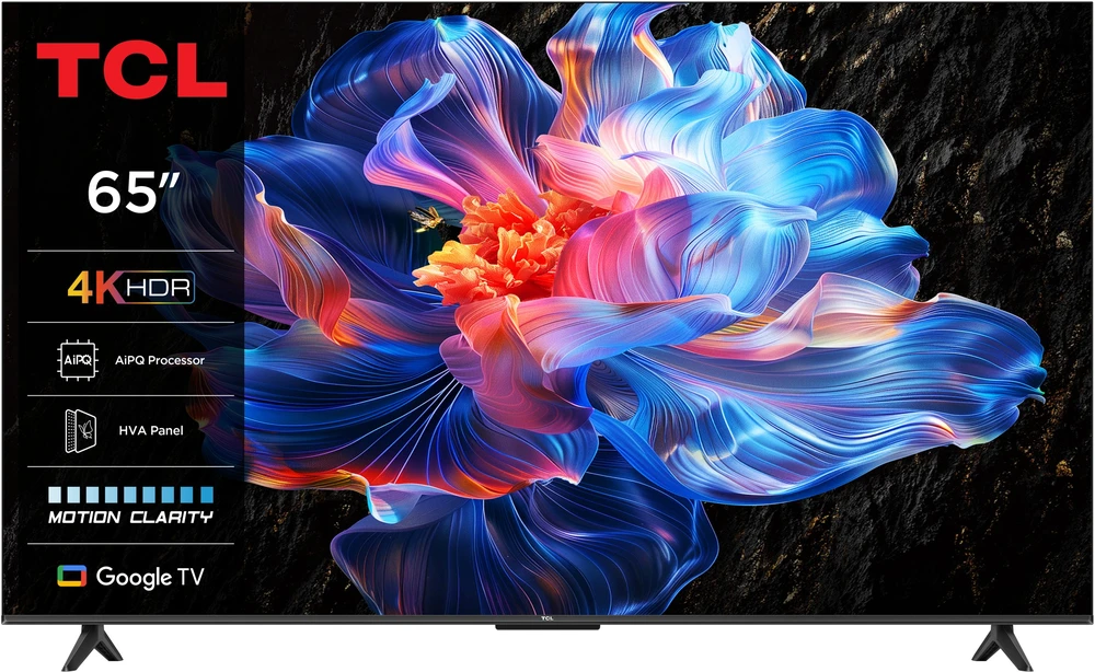 Televizorius TCL 65P69K TV 165.1 cm (65") 4K Ultra HD Smart TV Wi-Fi Juodas