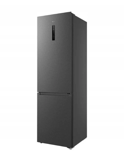 TCL Šaldytuvas | RC382BXC0EU | Energy efficiency class C | Free standing | Combi | Height 203 cm | No Frost system | Šaldytuvas net capacity 265 L | Šaldiklis net capacity 117 L | Ekranas | 35 dB | Inox