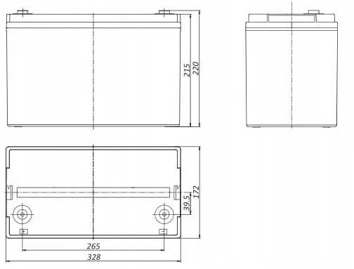 Technocell TCL100-12 TECHNOCELL Akumuliatorius AGM 12V 106Ah