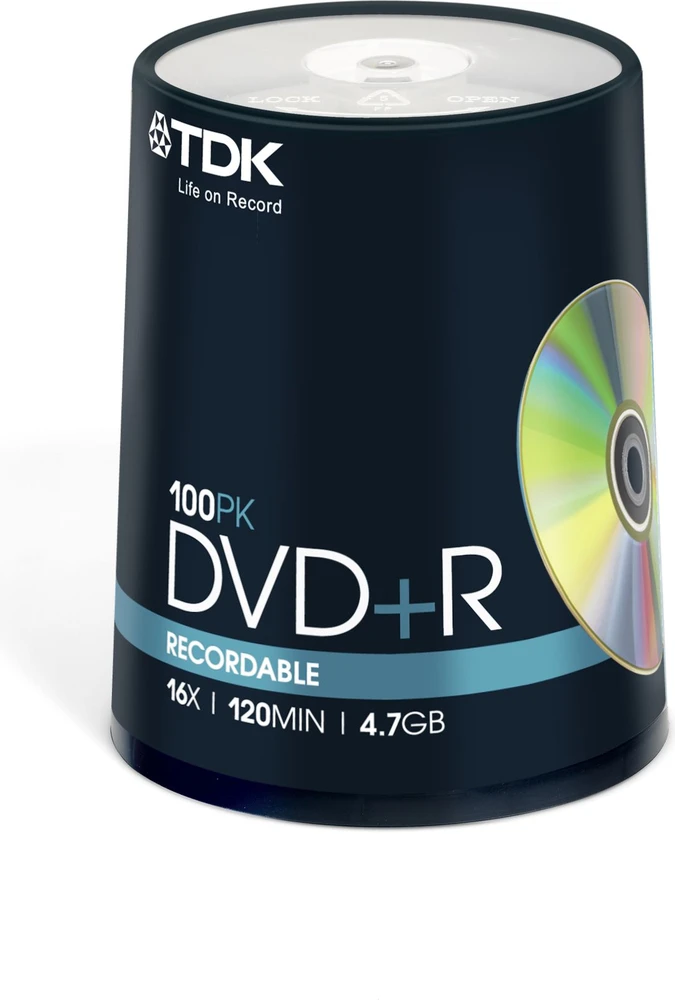 Philips TDK DVD+R 100 vnt (DVD+R47CBED100)