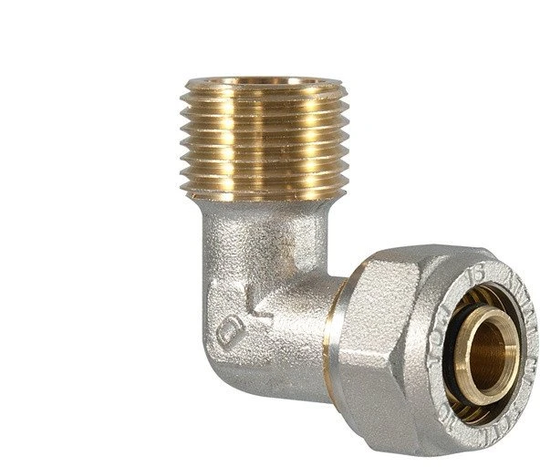 Užveržiama alkūnė 1065, TDM Brass, 20 mm