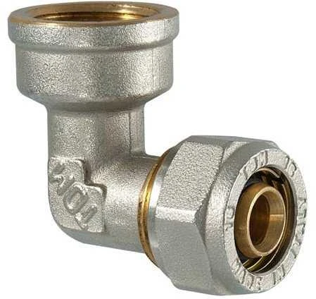 Užveržiama alkūnė 1065, TDM Brass, 26 mm