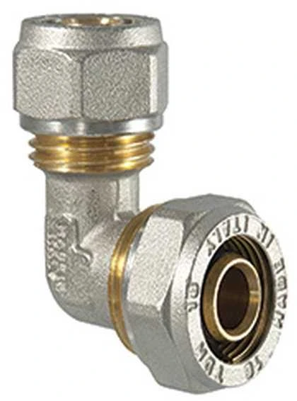 Užveržiama alkūnė 1065, TDM Brass, 26 mm