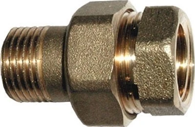 Tdm Brass Išardoma jungtis 230OR, 1 1/4", vidinis/išorinis sriegiai