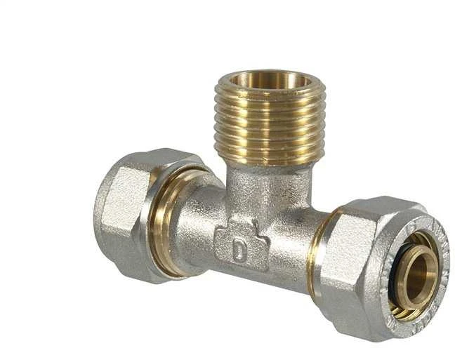 Tdm Brass Užveržiamas trišakis 1060, 3/4" x 20 mm, išorinis sriegis