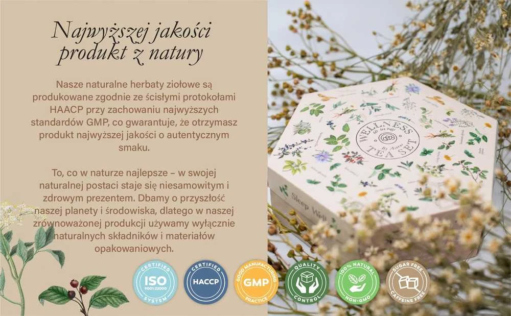 Arbatos rinkinys ACORUS Wellness, 60 vnt.