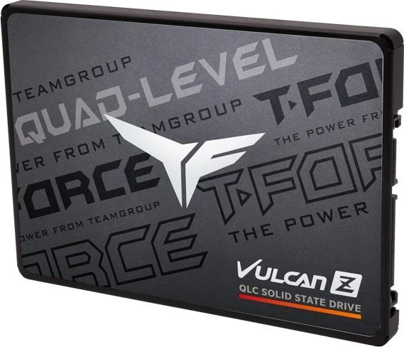 Team Group VULCAN Z QLC 4 TB, SSD - juodas/pilka, SATA 6 Gb/s, 2,5