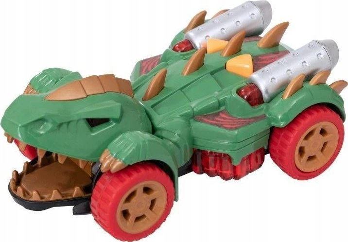 TEAMSTERZ Automobilis su šviesomis ir garsais „Mighty Machine dino car“, 12,5 cm