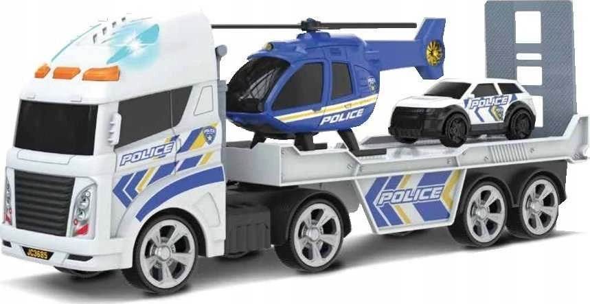 TEAMSTERZ Transporteris su policijos automobiliu ir sraigtasparniu