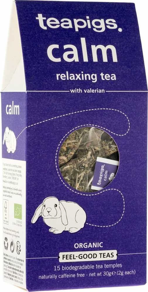 Teapigs Calm arbatos pakuotė su kiškučio piešiniu