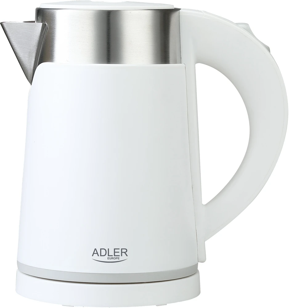 Adler | Virdulys | AD 1372 | Electric | 800 W | 0.6 L | Plastic/Nerūdijantis plienas | 360° rotational base | Baltas