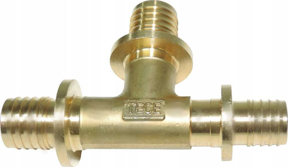 „Tece“ sumažinamas žalvarinis trišakis 20 x 16 x 16 mm (760508)