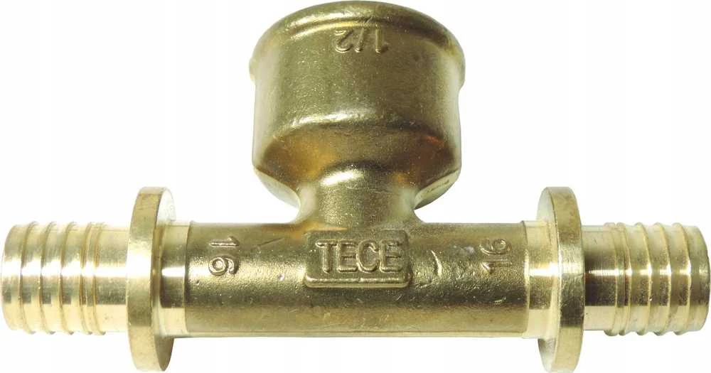 „Tece“ žalvarinis trišakis GW 16 mm x 1/2'' x 16 mm (769516)