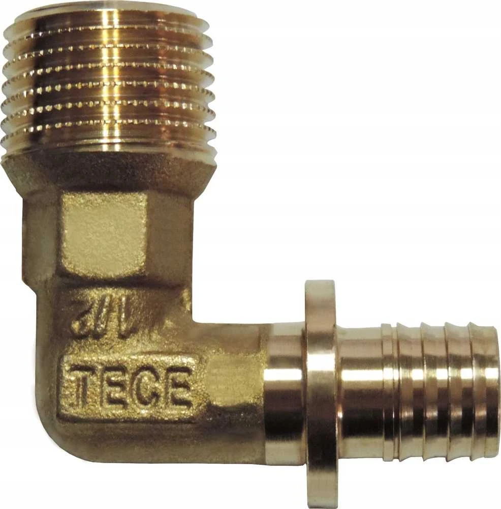 Tece kampinis perėjimo nipelis GZ 16x1/2'' žalvaris - 707516