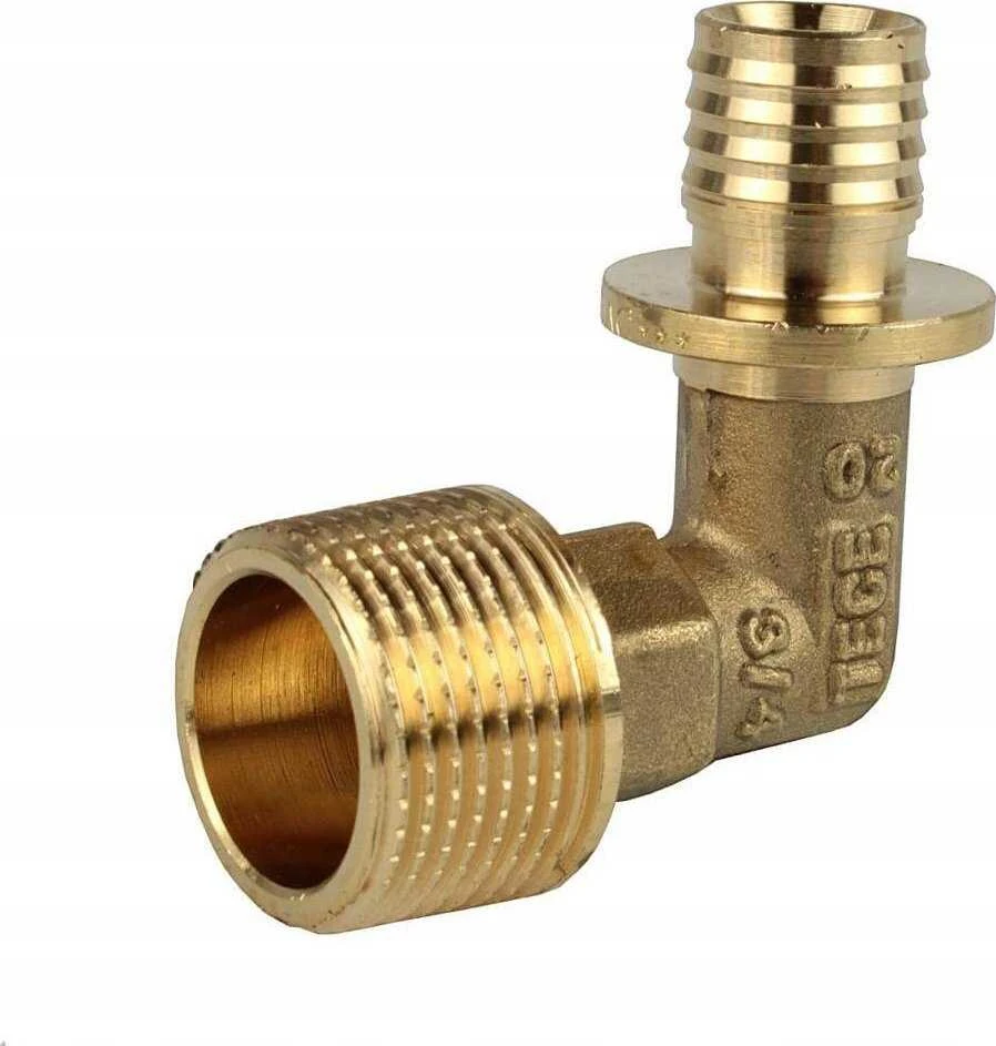 Tece kampinis perėjimo nipelis GZ 20x3/4'' žalvaris - 707501