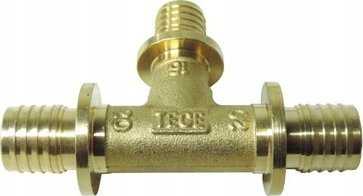 Tece Reducing Tee 25x20x25mm žalvaris - 710515