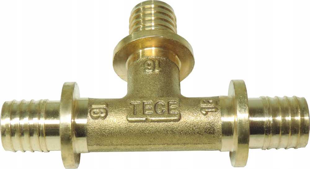 Tece Tee 25x25x25 žalvaris - 710025