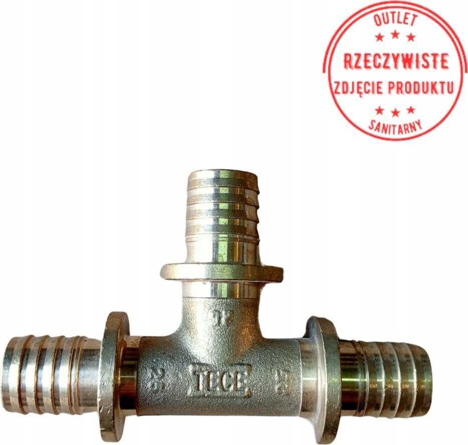Tece Tee 25x25x25 žalvaris - 710025