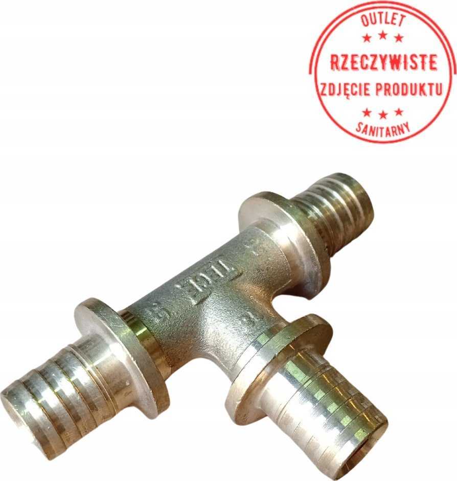 Tece Tee 25x25x25 žalvaris - 710025