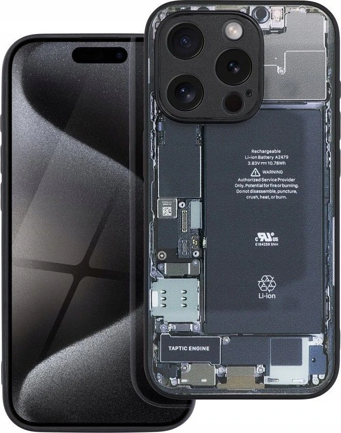 „Oem“ dėklas, skirtas „iPhone 15 PLUS“, „Tech design 2“
