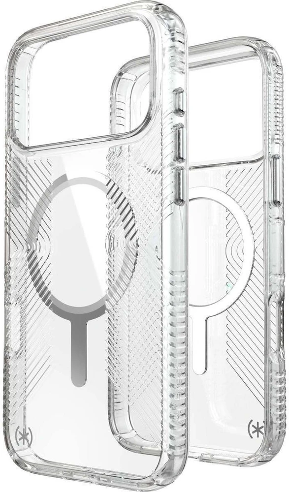 „Speck Presidio Perfect Clear Grip“ dėklas, skirtas „MagSafe iP 17 Pro Max“