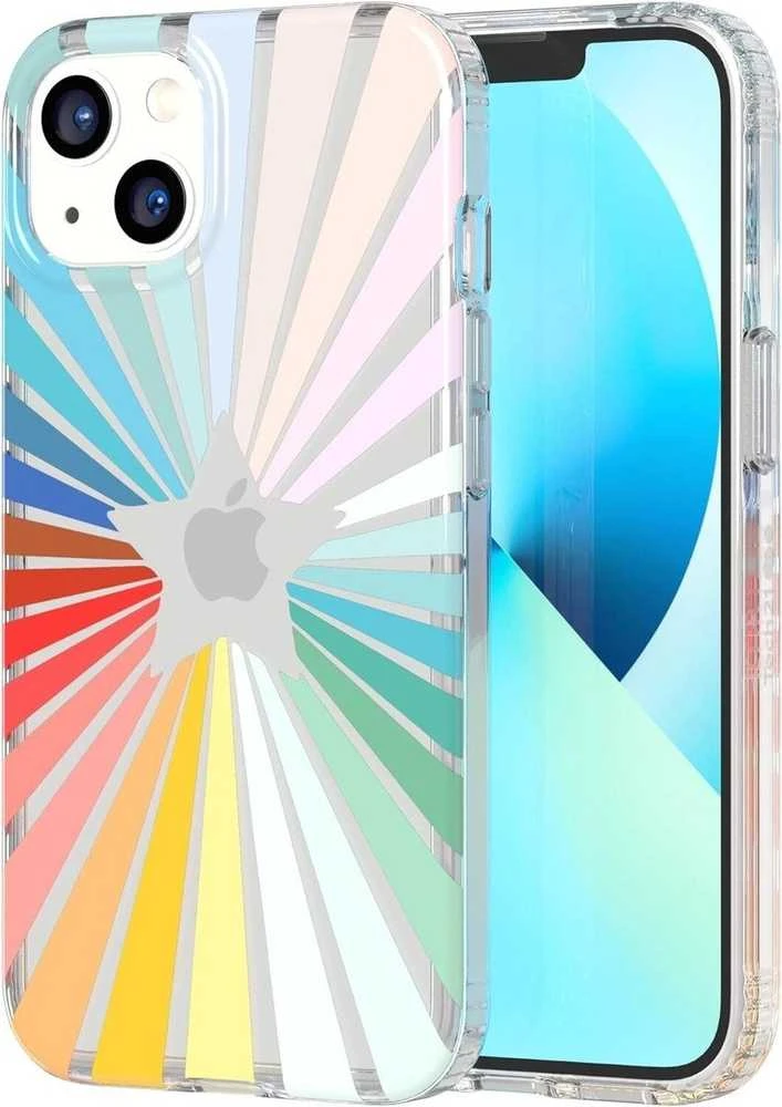 Dėklas Tech 21 T21-9348 „Tech21 EvoArt“, skirtas „iPhone 13“ – vaivorykštės saulės spindulys