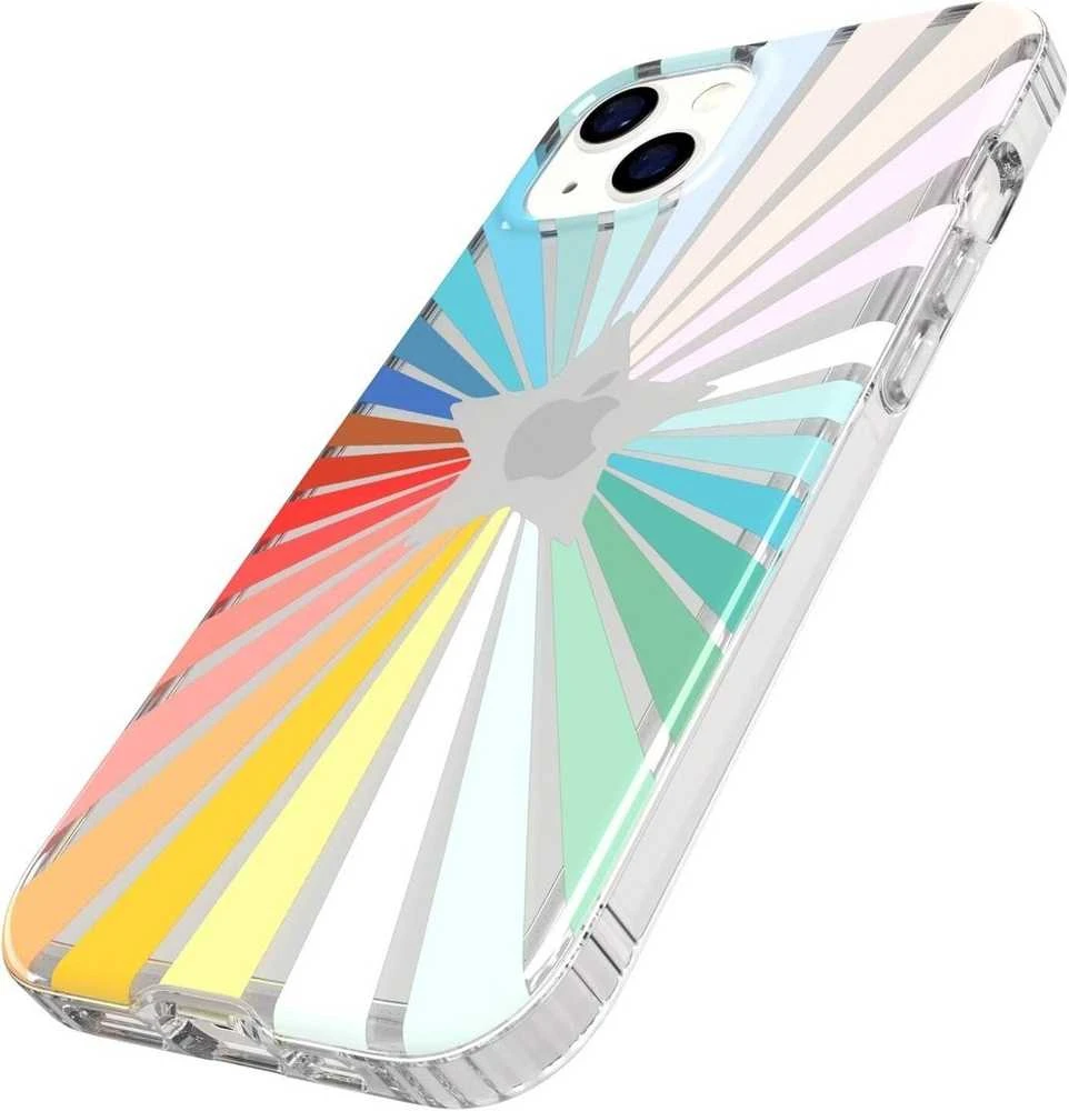 Dėklas Tech 21 T21-9348 „Tech21 EvoArt“, skirtas „iPhone 13“ – vaivorykštės saulės spindulys