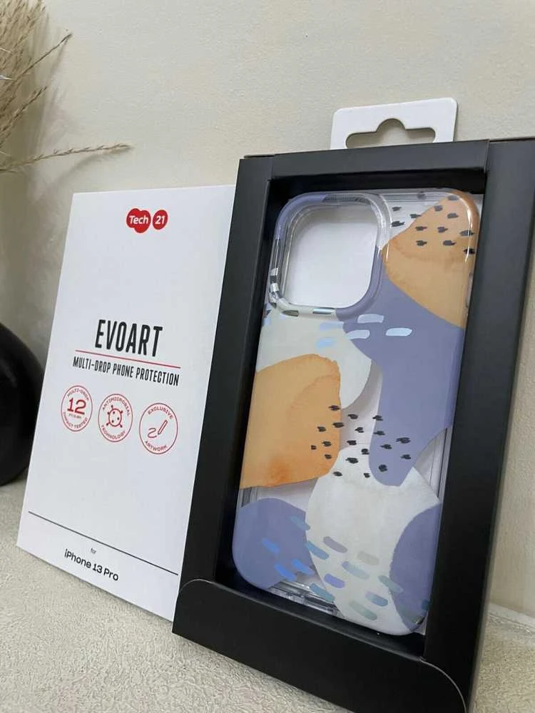 Dėklas Tech 21 T21-9354 „Tech21 EvoArt“, skirtas „iPhone 13 Pro“ – abstraktus rudens spalvos