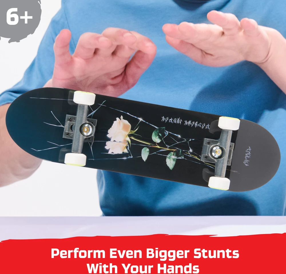 Tech Deck „April Mazi“ riedlentė su rankenomis, 27 cm, Tech lenta